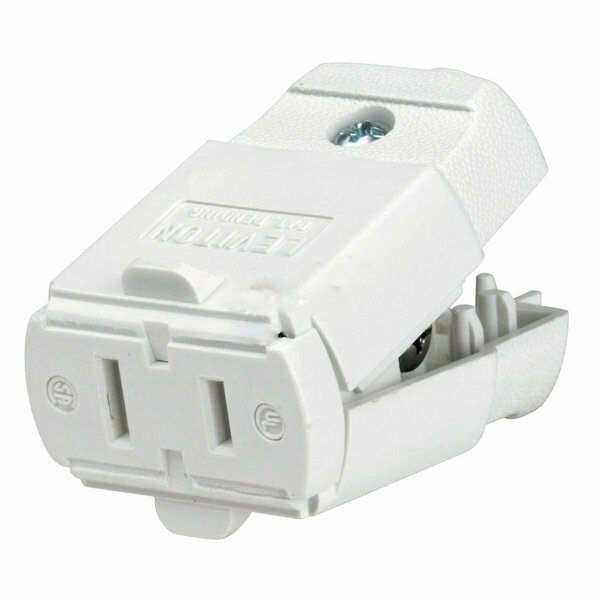 American Imaginations 15 AMP Rectangle White 2 Wire Connector Plastic AI-36917